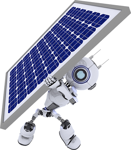 Robo painel solar